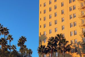 Yellow brick building, Los Angeles