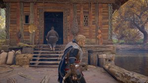 Walking past a village’s fowl farm. Limited Space (Block, 52-55)