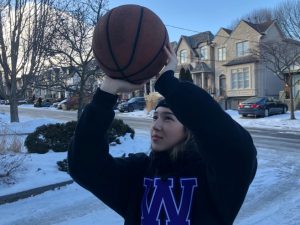 08: Starts to practice her shot and is feeling even happier. Medium shot (Bordwell and Thompson, 189).