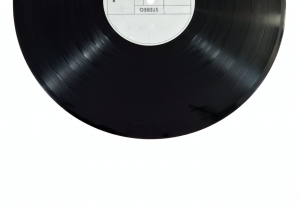 Image of black vinyl record