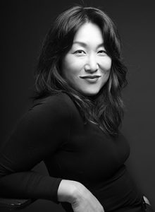 Black and White Photo of Hannah Sung