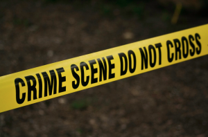 Yellow crime scene tape