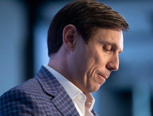 Headshot of Patrick Brown looking down
