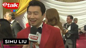 Simu Liu gives love to his old Canadian university on the Oscars red carpet | Etalk