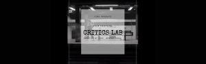 Black and white banner - Fims Film Critics Lab