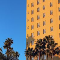 Yellow brick building, Los Angeles