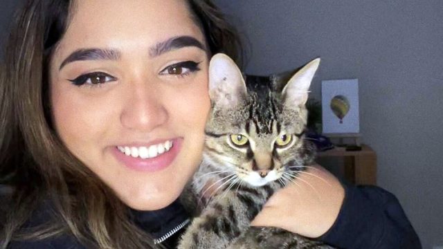 Artist: Sneha Kurian + furry friend, 2nd year MIT Sneha Kurian