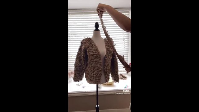 Video by Alysha Bauer Creating the pop tab jacket/vest