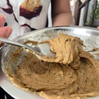 07: Coffee hair mask used to deep condition Isabella’s hair. Textural Diffusion (Block, 34-35) and Limited Space (Block, 52)
