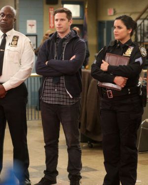 Should cop shows be cancelled? Characters from the TV show Brooklyn 99