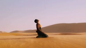 'Mad Max: Fury Road' & Disability Screengrab from the film Mad Max: woman sitting in the desert looking up
