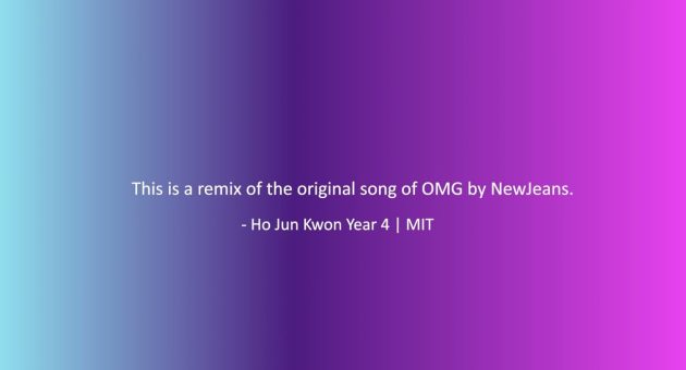 "NewJeans - OMG (Remix)" - Ho Jun Kwon "NewJeans - OMG (Remix)" - Ho Jun Kwon