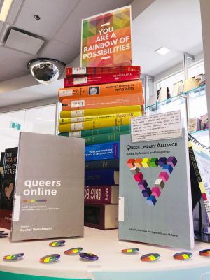FIMS Graduate Library Pride Display FIMS Graduate Library Pride Display