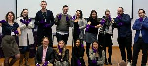 FIMS Career Conference 2020 Photo of all 13 alumni wearing Western mittens