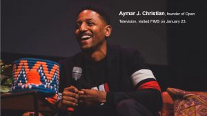 Aymar Jean Christian visits FIMS Open Platforms: Developing Culture in the Age of Big Data TV - with Aymar J. Christian